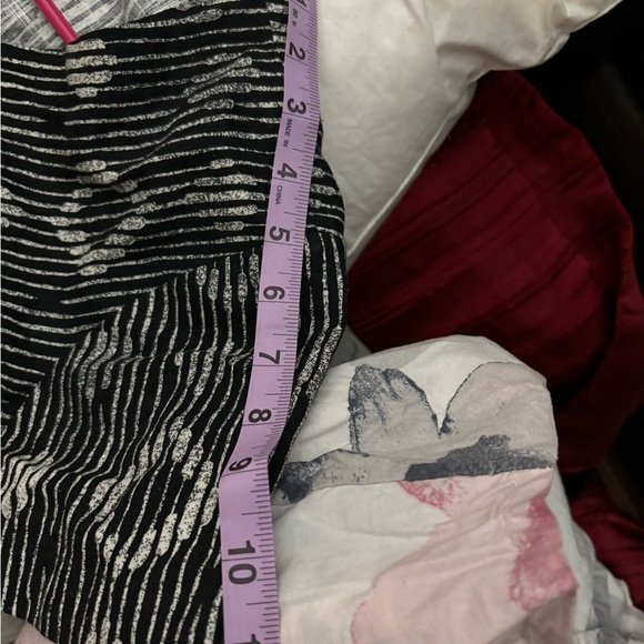 Ana a new approach Wrap dress with side tie. Black and white striped - Picture 8 of 9